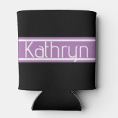 Meisjes op vakantie gepersonaliseerd blikjeskoeler (Achterkant)