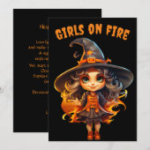 Meisjes op volle kracht kaart (Voorkant / Achterkant)