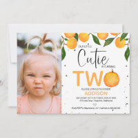 Meisjes Oranje foto tweede verjaardag