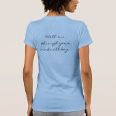 Meisjes over land t-shirt (Achterkant)