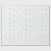 Meisjes over land, trackveld, marathonloper cadeaupapier (Vlak)