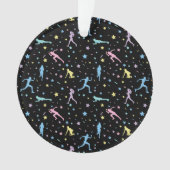 Meisjes over land, trackveld, marathonloper ornament (voorkant)