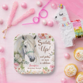 Meisjes Paard Verjaardagsfeestje Papier Borden Papieren Bordje (Feest)