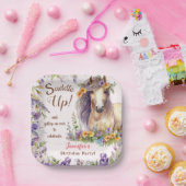 Meisjes Paard Verjaardagsfeestje Papier Borden Papieren Bordje (Feest)