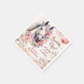 Meisjes Paard Verjaardagsfeestje Papier Servet (Hoek)