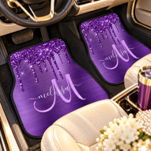 Meisjes Paars uitstrijken Glitter Brush Metal Mono