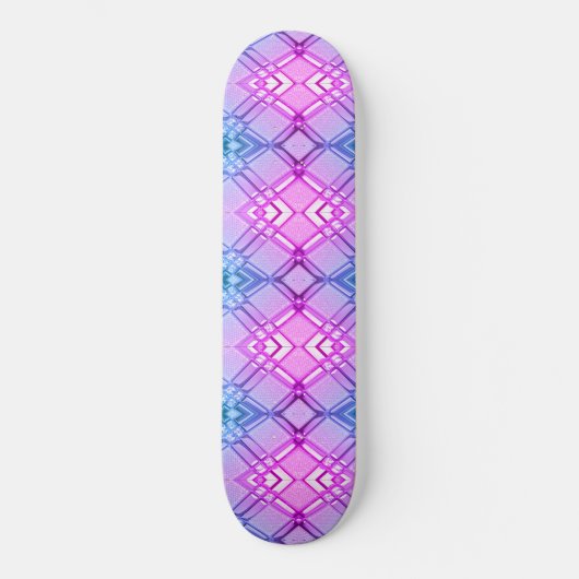 Meisjes Paarse Diamond Persoonlijk Skateboard (Voorkant)