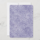 Meisjes Paarse Glitter Glitz Leopard print Kaart (Achterkant)