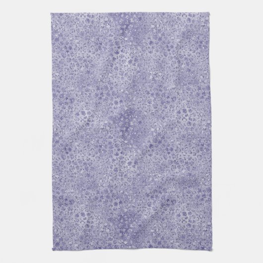 Meisjes Paarse Glitter Glitz Leopard print Theedoek (Verticaal)