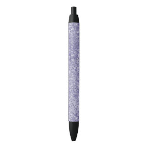 Meisjes Paarse Glitter Glitz Leopard print Zwarte Inkt Pen