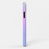 Meisjes Paarse glitter steekt persoonlijke regenbo Case-Mate iPhone Case (Achterkant/rechts)