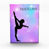 Meisjes Paarse gradiënt Fotoblokken (Voorkant)