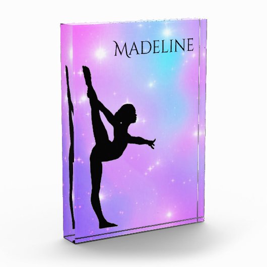 Meisjes Paarse gradiënt Fotoblokken (Links)