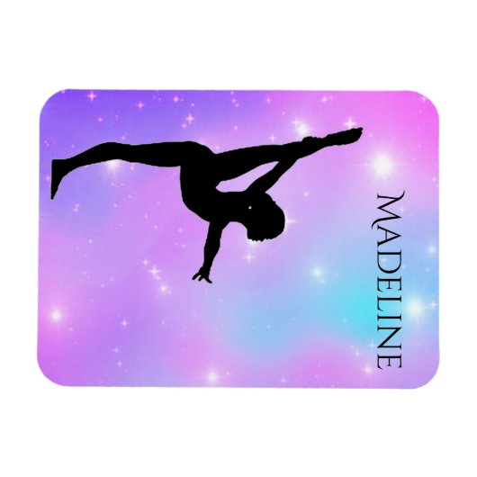 Meisjes Paarse gradiënt Magneet (Horizontaal)