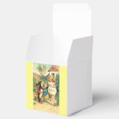 Meisjes  paashaas gunst dozen bedankdoosjes (Geopend)