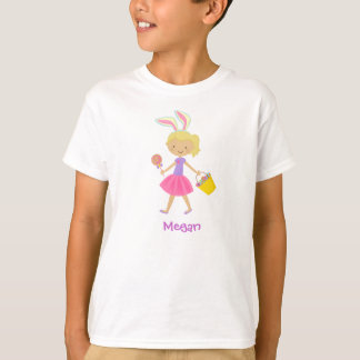 Meisjes paasjacht gepersonaliseerd T Shirt