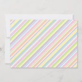 Meisjes pannenkoeken en pyjama foto verjaardagsfee kaart (Achterkant)