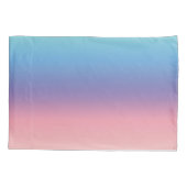 Meisjes Pastel Blauw Paarse Roze Minimalist Kussensloop (Achterkant-Links)