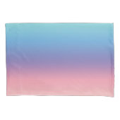 Meisjes Pastel Blauw Paarse Roze Minimalist Kussensloop (Voorkant-Links)