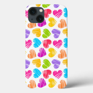 Meisjes pastel houden van harten Case-Mate iPhone case