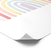 Meisjes Pastel Regenboog Kinderkamer Decoratie Pri (Hoek)