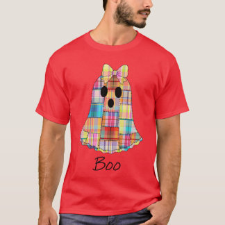 Meisjes Patchwork Spook Kleurrijke Halloween Madra T-shirt