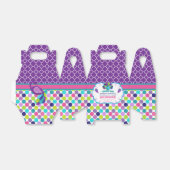 Meisjes Peacock Verjaardagsfeestje Bedankdoosjes (Uitgevouwen)