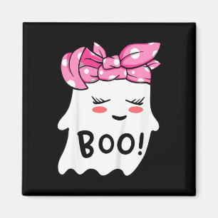 Meisjes Peuter Happy Halloween Ghost Met Bandana S Magneet