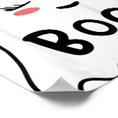 Meisjes Peuter Happy Halloween Ghost Met Bandana S Poster (Hoek)