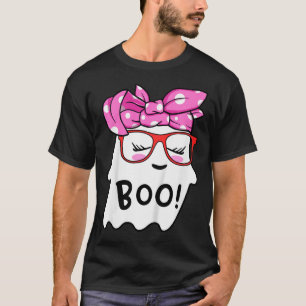 Meisjes Peuter Happy Halloween Ghost Met Bandana S T-shirt