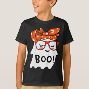 Meisjes Peuter Happy Halloween Ghost Met Bandana S T-shirt