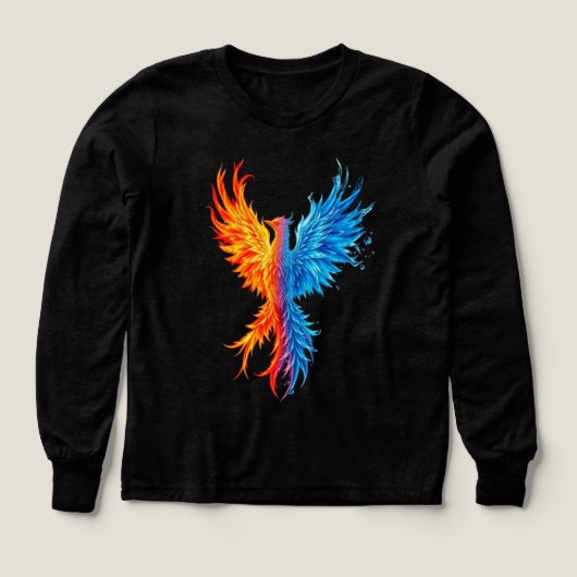 Meisjes Phoenix Rising Premium lange mouwen (Voorkant)