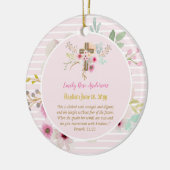 Meisjes PHOTO Baptism Christening Gift Proverb 31: Keramisch Ornament (Links)
