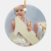 Meisjes PHOTO Baptism Christening Gift Proverb 31: Keramisch Ornament (Achterkant)
