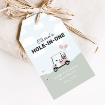 Meisjes 'Pink Hole-in-One Golf 1e verjaardag gunst