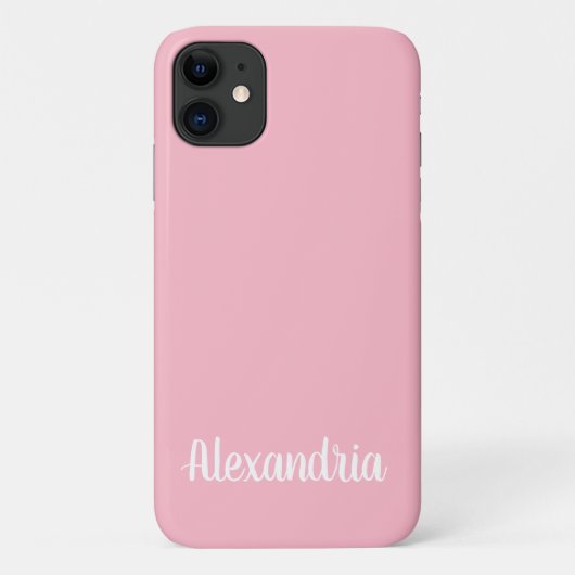 Meisjes PINK LEMONADE Solid Color Case-Mate iPhone Case (Achterkant)