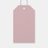 Meisjes 'Pink Sweet One Snoep Ice Cream Favoriet Cadeaulabel (Achterkant)