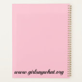  meisjes planner (Achterkant)