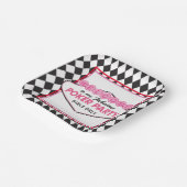 Meisjes Poker Kaart Party Papieren Bordje (Gebogen)