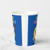 Meisjes Pool Party Schattigee Custom Kids Verjaard Papieren Bekers (Links)