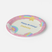 Meisje's Pop Het Fidget Verjaardag Papieren Bordje (Gekanteld)