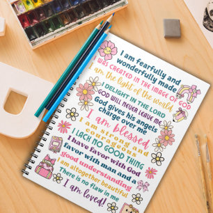 Meisjes positieve affirmatie Schrift Notitieboek