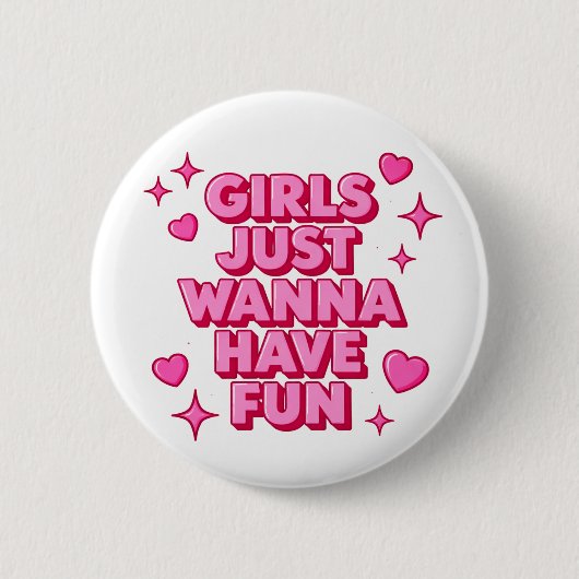 Meisjes Pret Ronde Button 5,7 Cm (Voorkant)