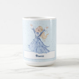 Meisjes Prinses Betoverde Sneeuwvlokken Koffiemok