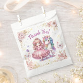 Meisjes Prinses Eenhoorn Verjaardagsfeest Bedankzakje (Geknipt)