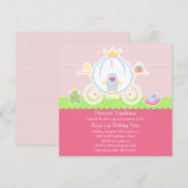 Meisjes prinses verjaardagsfeestje uitnodiging (Voorkant / Achterkant)