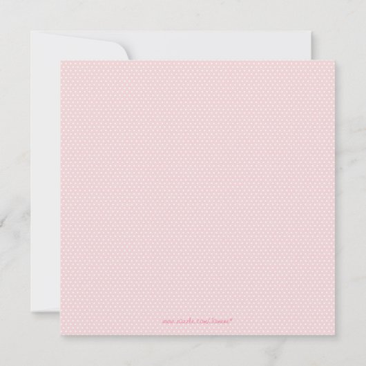 Meisjes prinses verjaardagsfeestje uitnodiging (Achterkant)