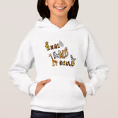 Meisjes Pullover Hoodie - Echte Wilde Kind (Voorkant)