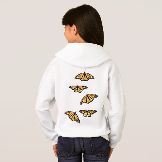 Meisjes Pullover Hoodie Monarchs (Achterkant volledig)
