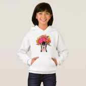 Meisjes Pullover Hoodie Posey de Geit (Voorkant volledig)